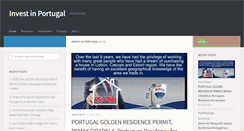 Desktop Screenshot of investinportugal.info